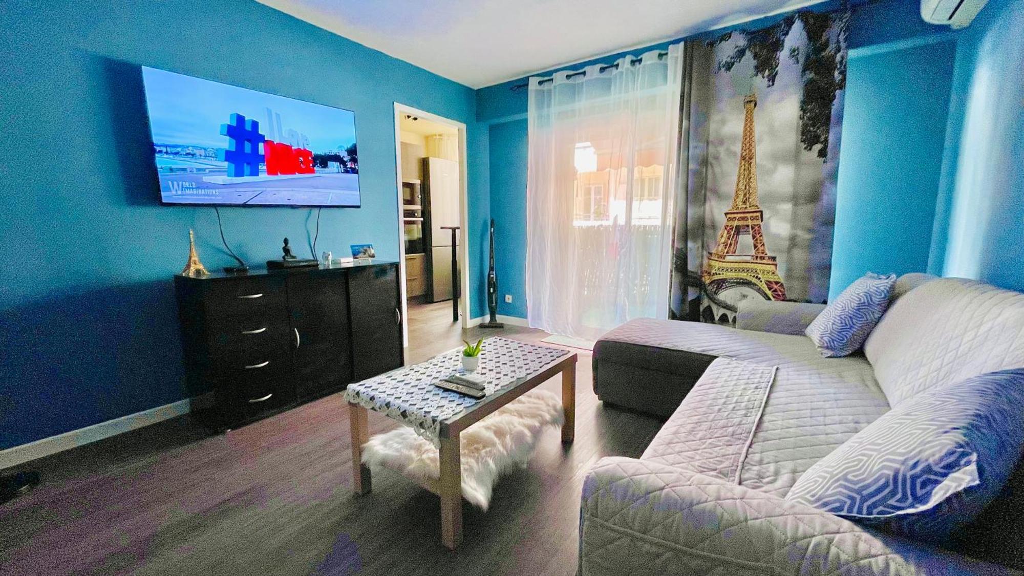 Confortable Studio A Nice Centre Cote Plage Bel Terrasse Paddle Exterior foto