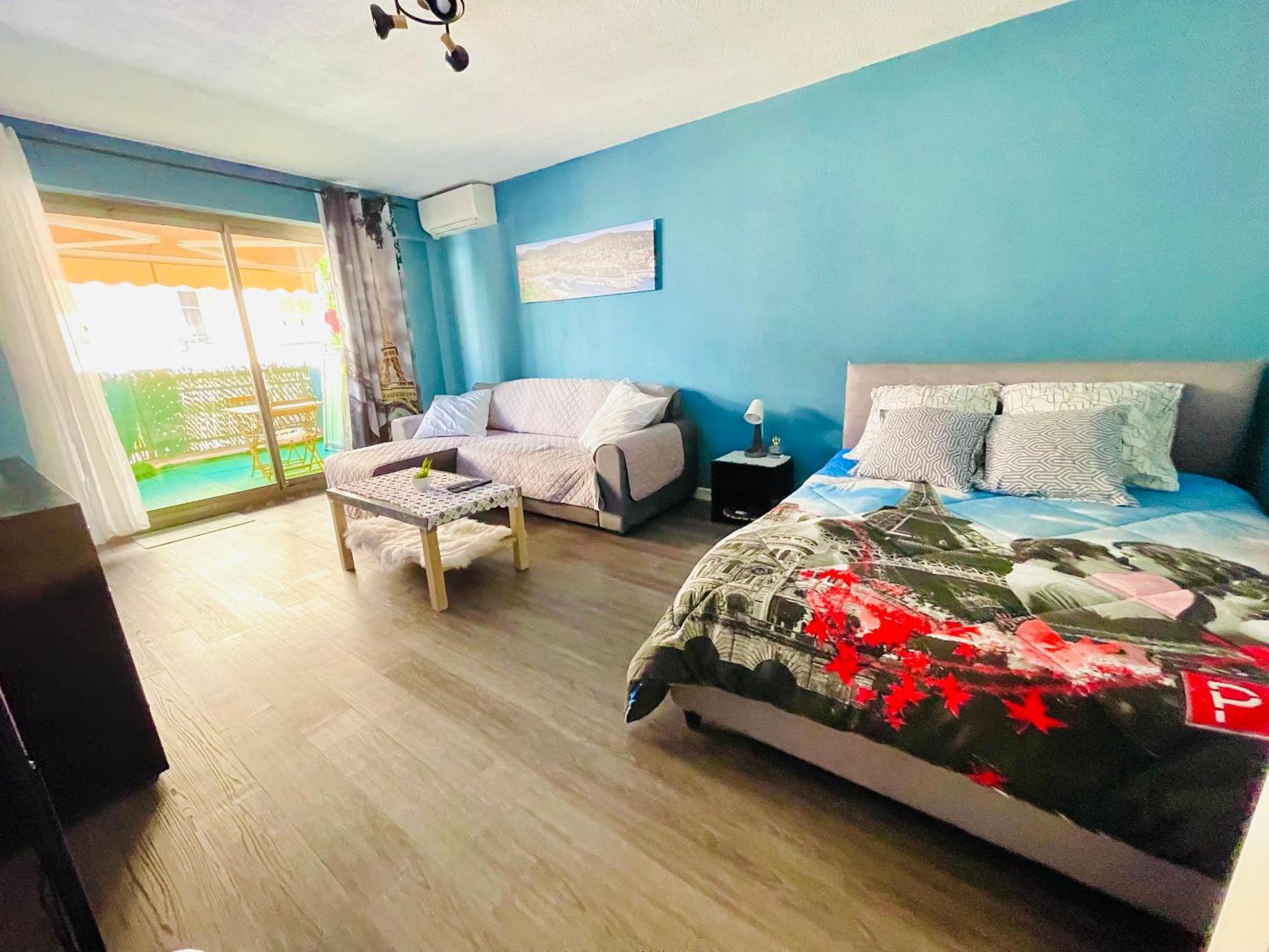 Confortable Studio A Nice Centre Cote Plage Bel Terrasse Paddle Exterior foto