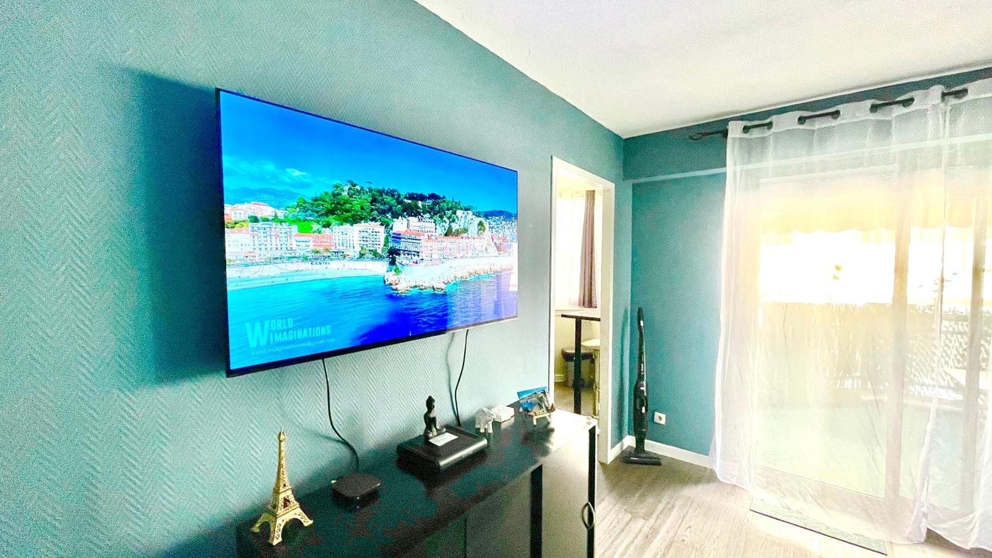 Confortable Studio A Nice Centre Cote Plage Bel Terrasse Paddle Exterior foto