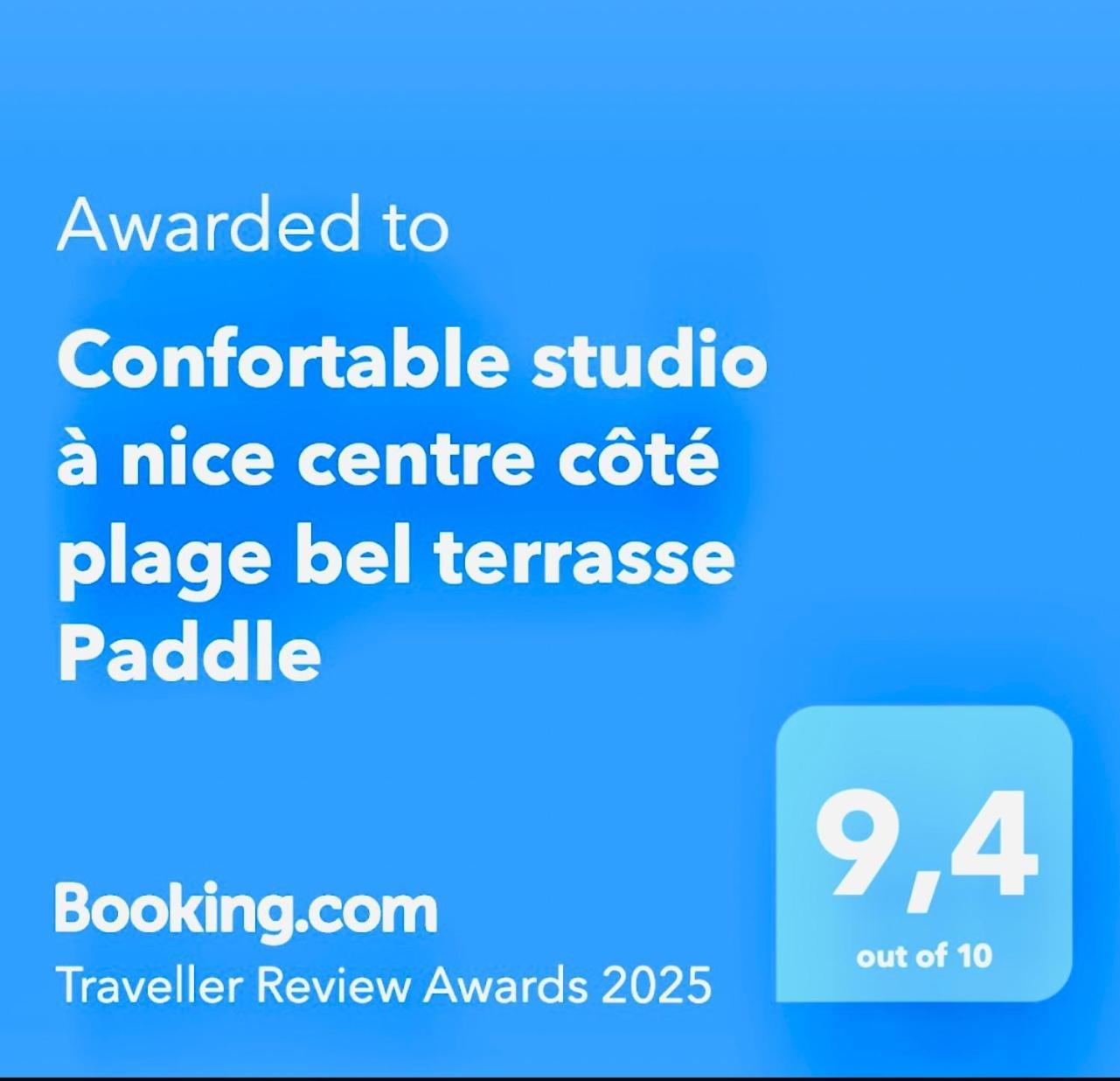Confortable Studio A Nice Centre Cote Plage Bel Terrasse Paddle Exterior foto